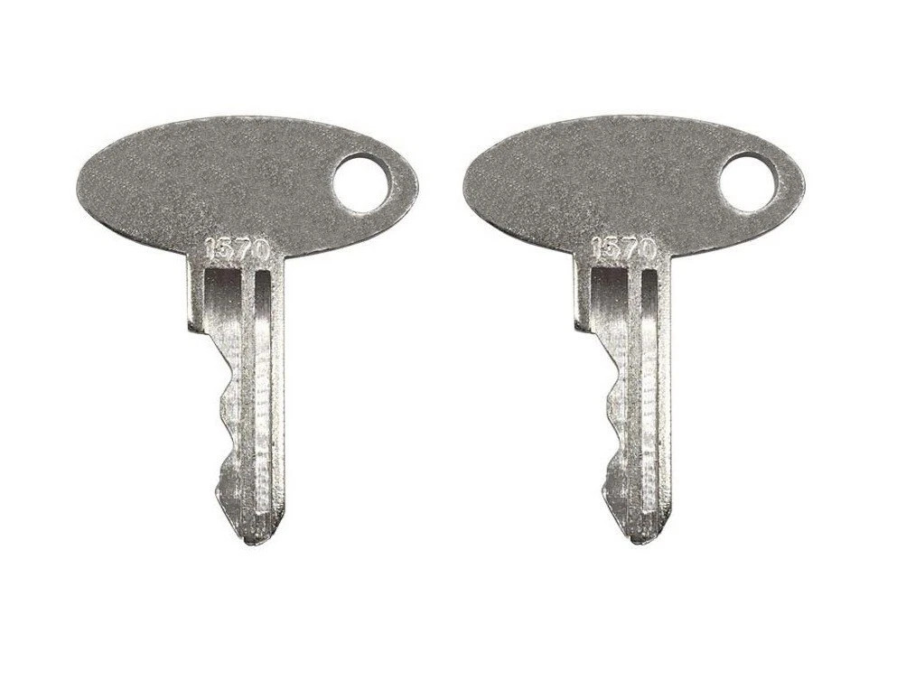 (2) Keys For Ford, New Holland Tractor Models 1520 1530 1620 1630 1715 etc- 1570