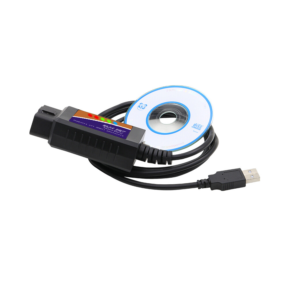 ELM327 V1.5 USB FORScan OBD2 Scanner Adapter for Ford Mazda Car and Light Truck