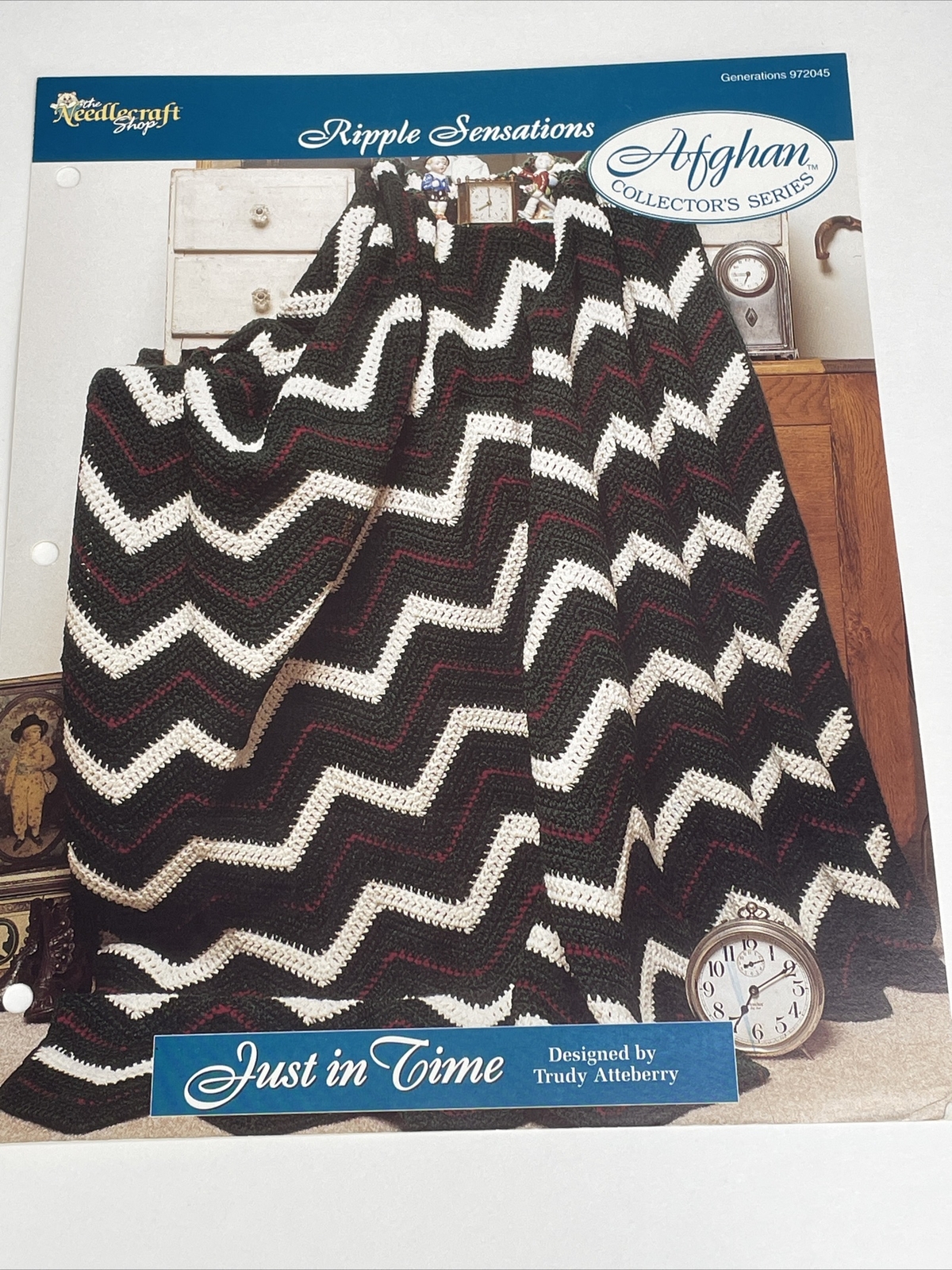 Just In Time Afghan Ripple Crochet Pattern Needlecraft Shop