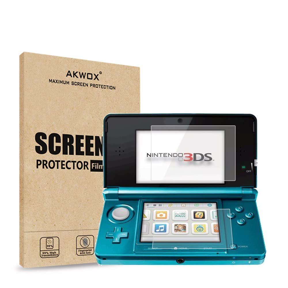AKWOX (Pack of 4) HD Clear Crystal Top LCD Screen Protector + Buttom LCD...