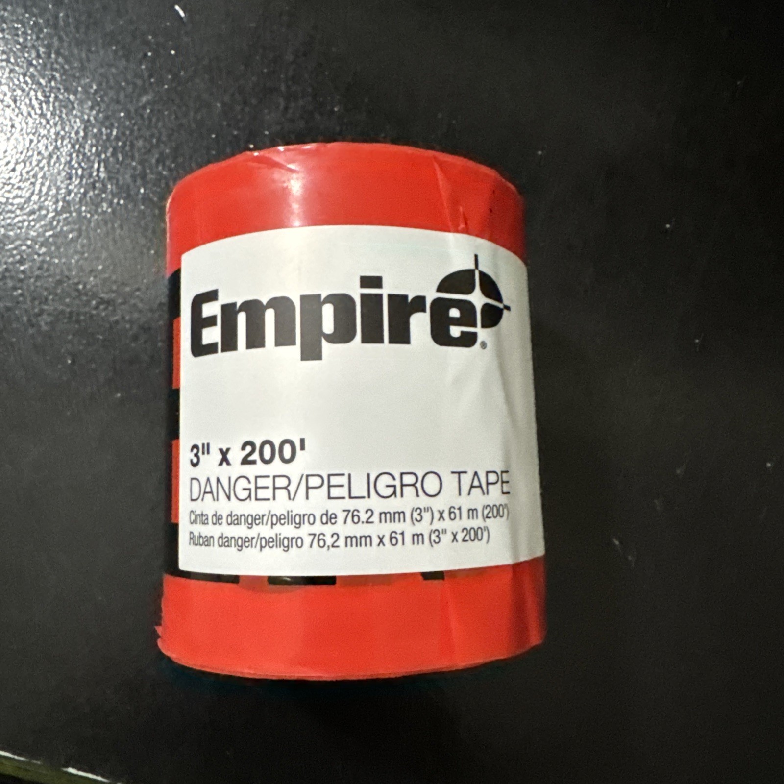 Empire - Danger/Peligro Tape Red 3" x 200 ft. Barricade tape