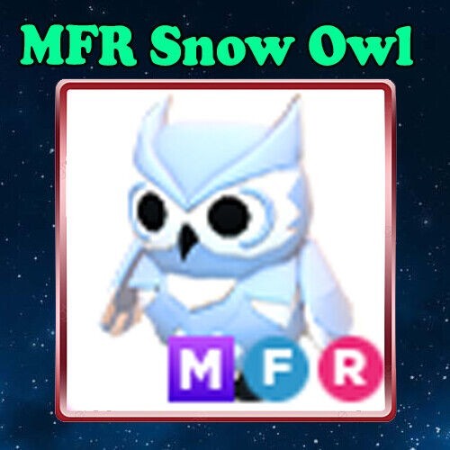 MFR Snow Owl- Adopt from Me - Cheap & Trusted Store!!