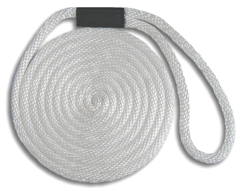 White Dock Lines 3/8" x 10' - Made in USA