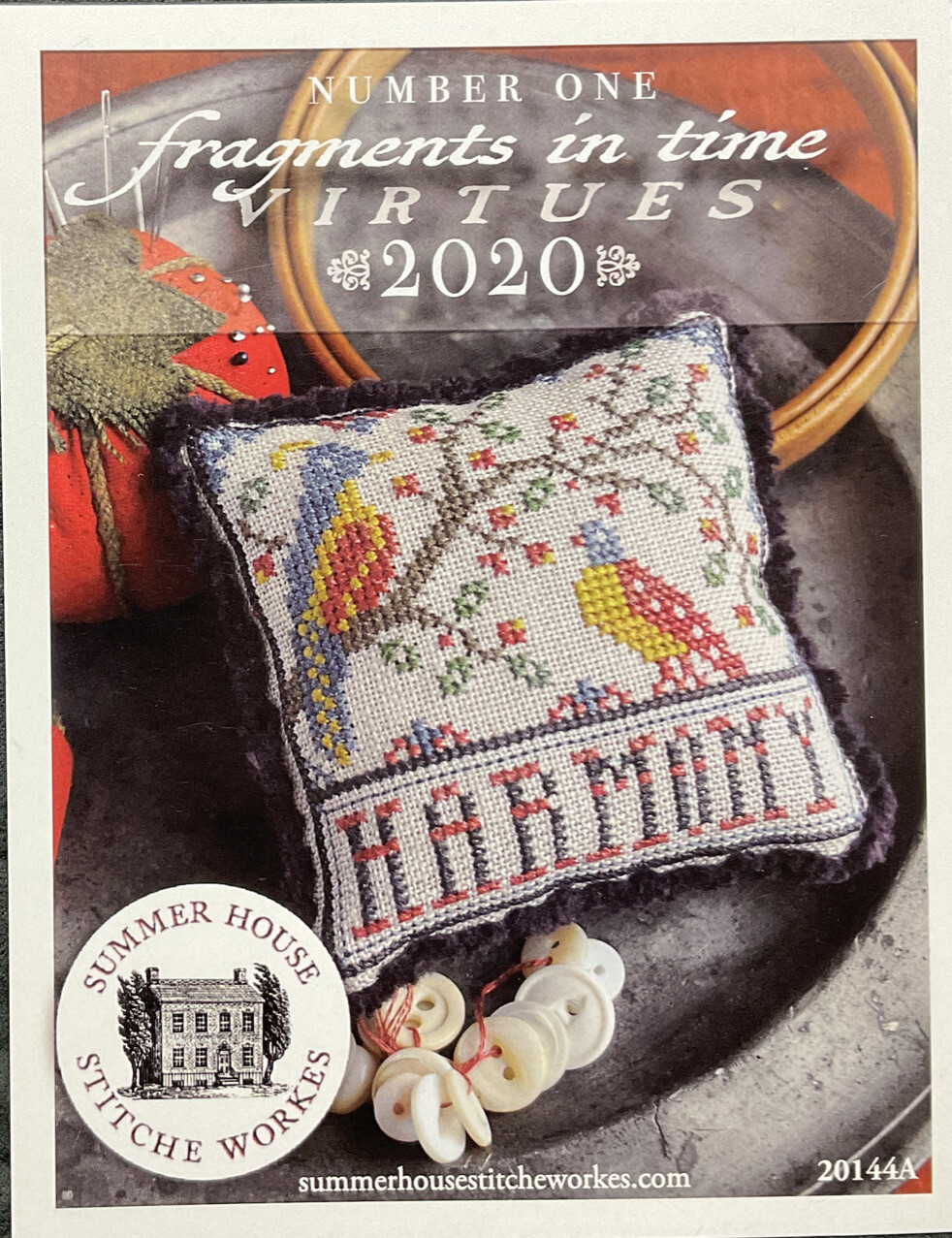 2020 FRAGMENTS IN TIME VIRTUES - #1 HARMONY Cross Stitch Pattern/Chart