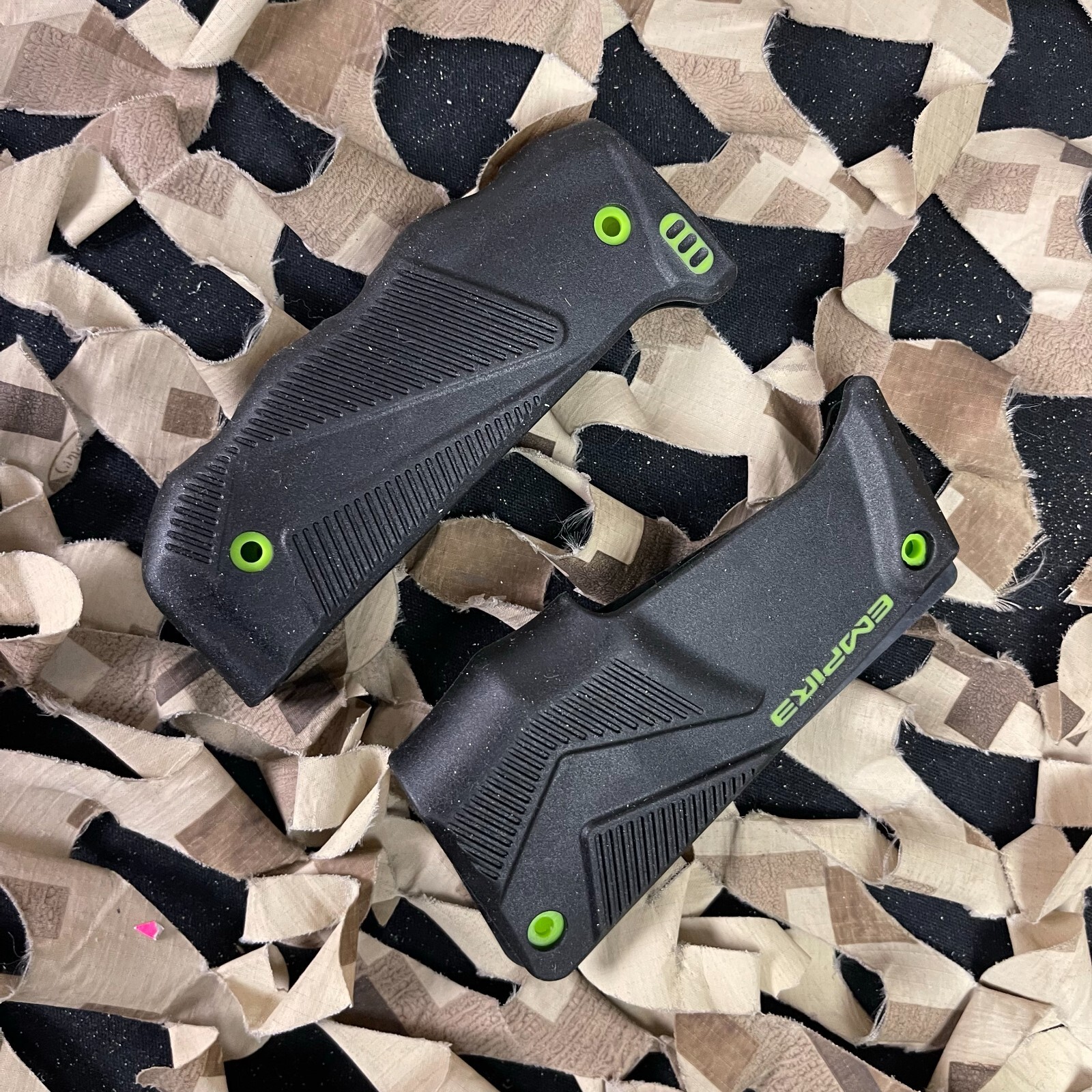 NEW Empire Mini GS Front & Rear Grip Combo - Black/Lime