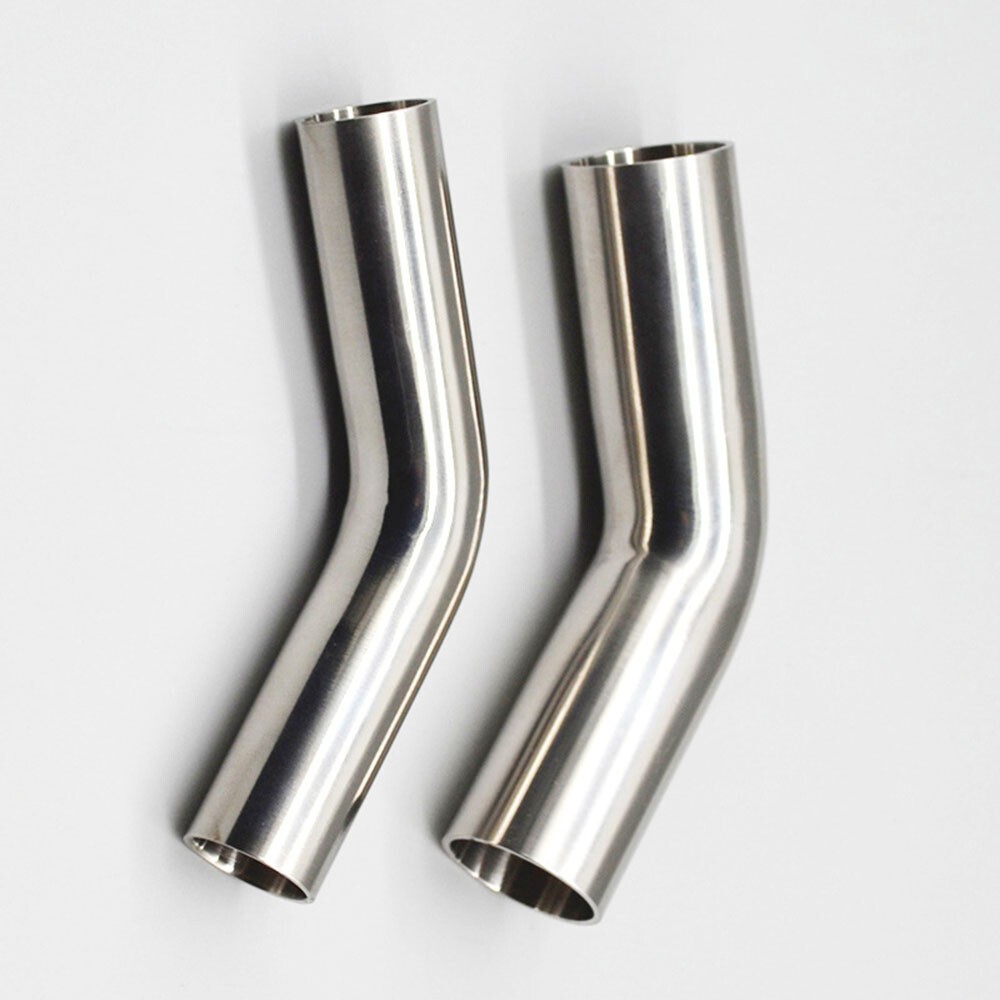 304 / 201 Stainless Steel Mandrel Exhaust Bends Pipe Elbow 135 Degree 8~38mm OD