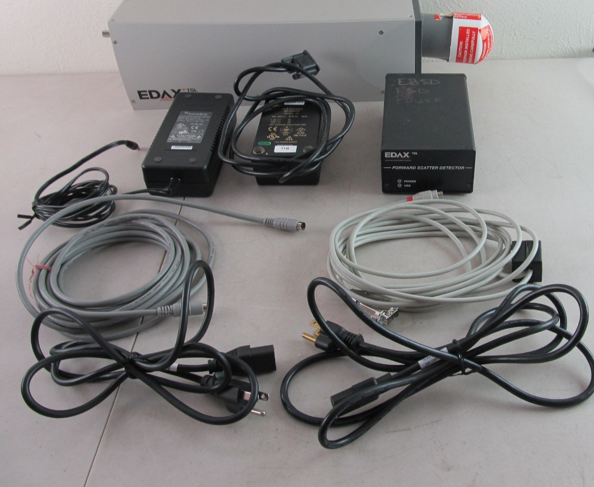Ametek EDAX TSL Forward Scatter Detector w/ Cables, Power Supplies AS IS