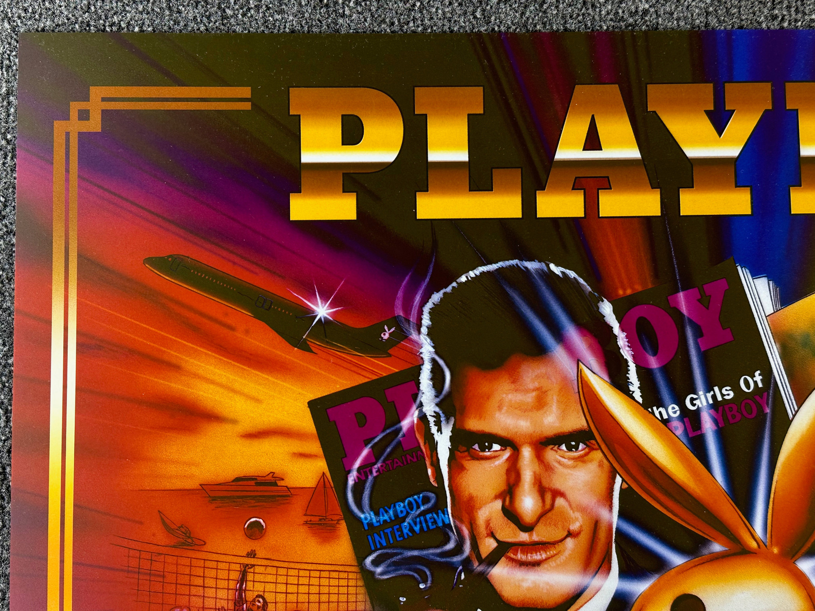 Stern Playboy Pinball Machine Game Backglass Translite ORIGINAL NOS Licensed