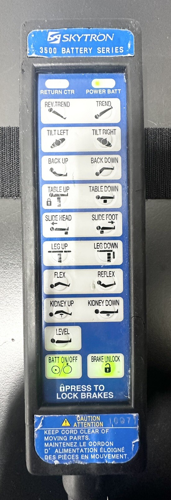 SKYTRON 3501B EZ SLIDE SURGERY TABLE