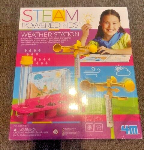 4M Steam Powered Kids - Weather Station Fun Educational Science Activity Set