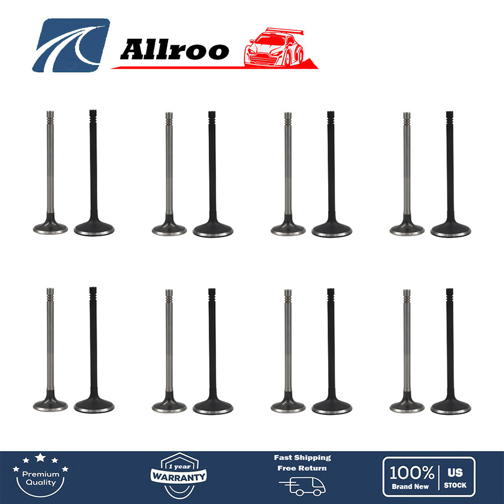 16X Fit For GM 2.0-2.2-2.4 ECOTEC DOHC Intake Exhaust Engine Valves