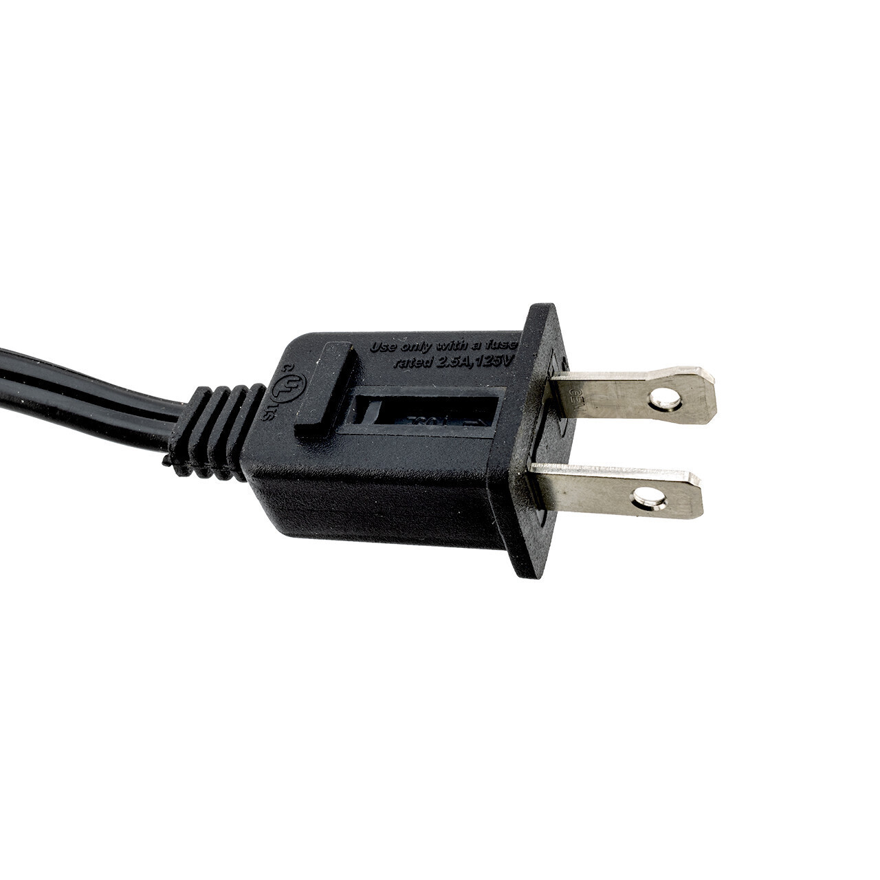 120 Volt 5 Foot LED Rope Light Power Cord Kit - Black