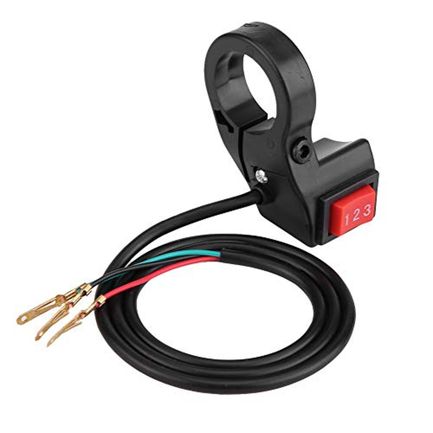 Handlebar Switch Shift 3 Speed Module, 22mm 7/8 inch Electric Motorcycle E-Bi...