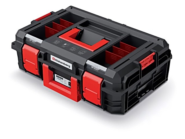 KXB604020F-S411 Tool Box Black Polymer X BLOCK LOG IP55 KISTENBERG