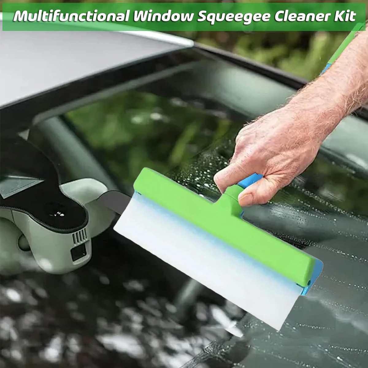 Recyclable Silicone Window Squeegee Kit,Window Squeegee Cleaner Kit GN