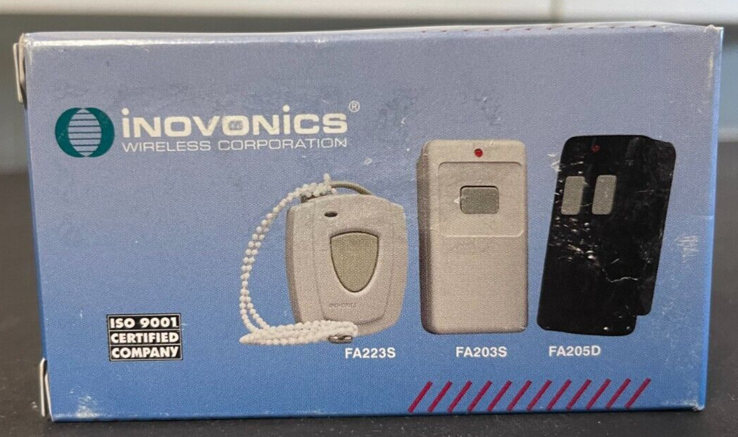Brand New Inovonics FA205D Double-Button Belt Clip Transmitter