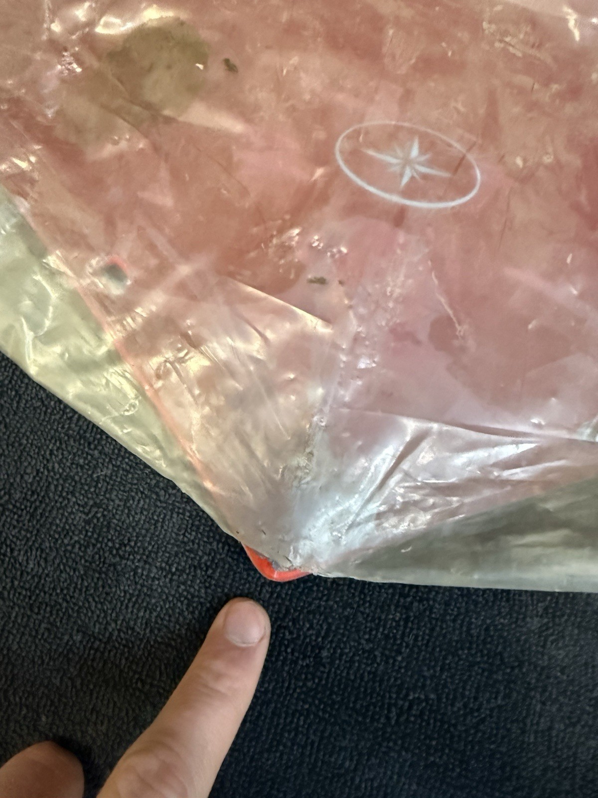 Polaris Fusion Low Flat Red Windshield Genuine Oem Model No. 2875496
