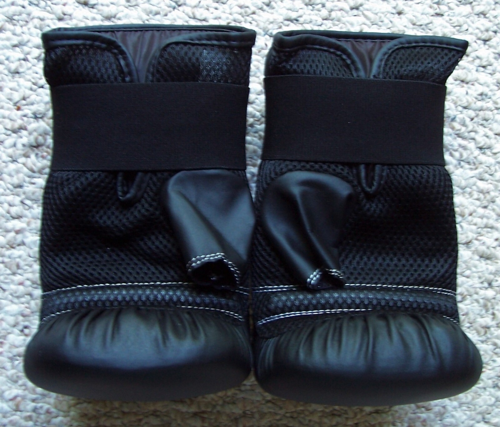 Black CKO Lightweight Kickboxing Gloves Mens Large