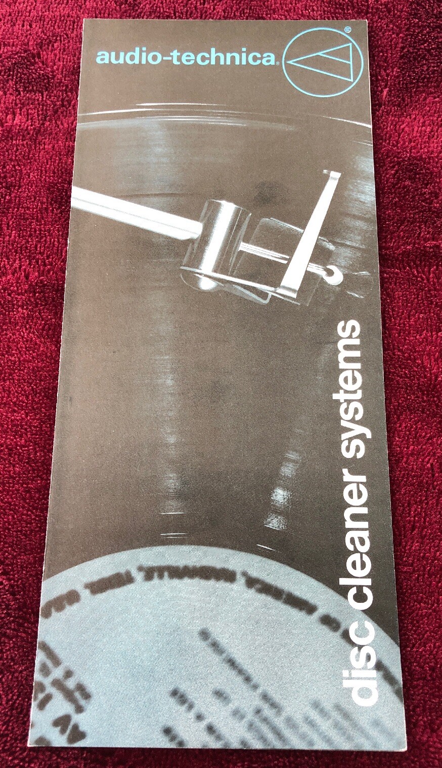 AUDIO TECHNICA DISC CLEANER SYSTEMS ORIGINAL PRODUCT BROCHURE AD M643x