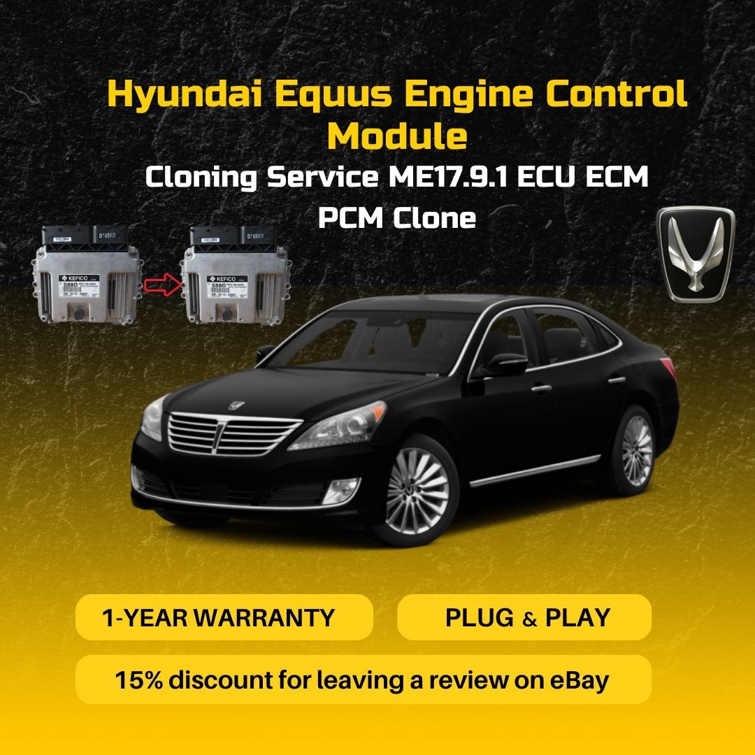 Hyundai Equus Engine Control Module Cloning Service | ME17.9.1 ECU ECM PCM Clone