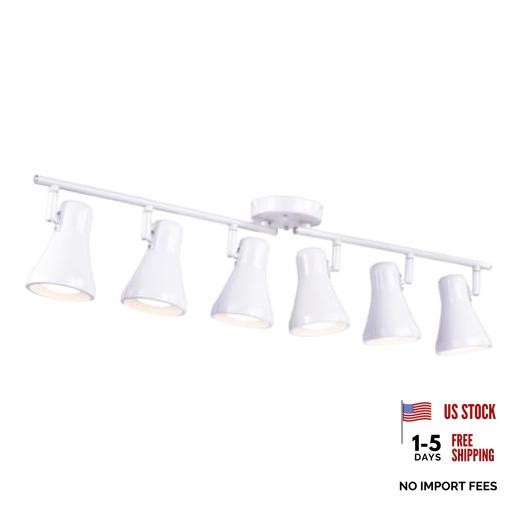 Foldable Track Lighting Fixtures, 6 Way Pivot Shade Ceiling LED Lights,Modern