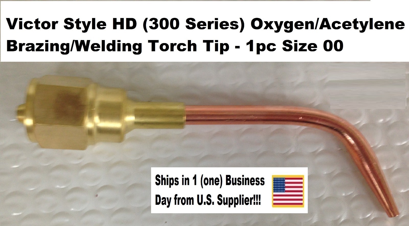 Brazing/Welding Torch Tip –Oxygen/Acetylene -Victor Type HD 300 Series –Size 00