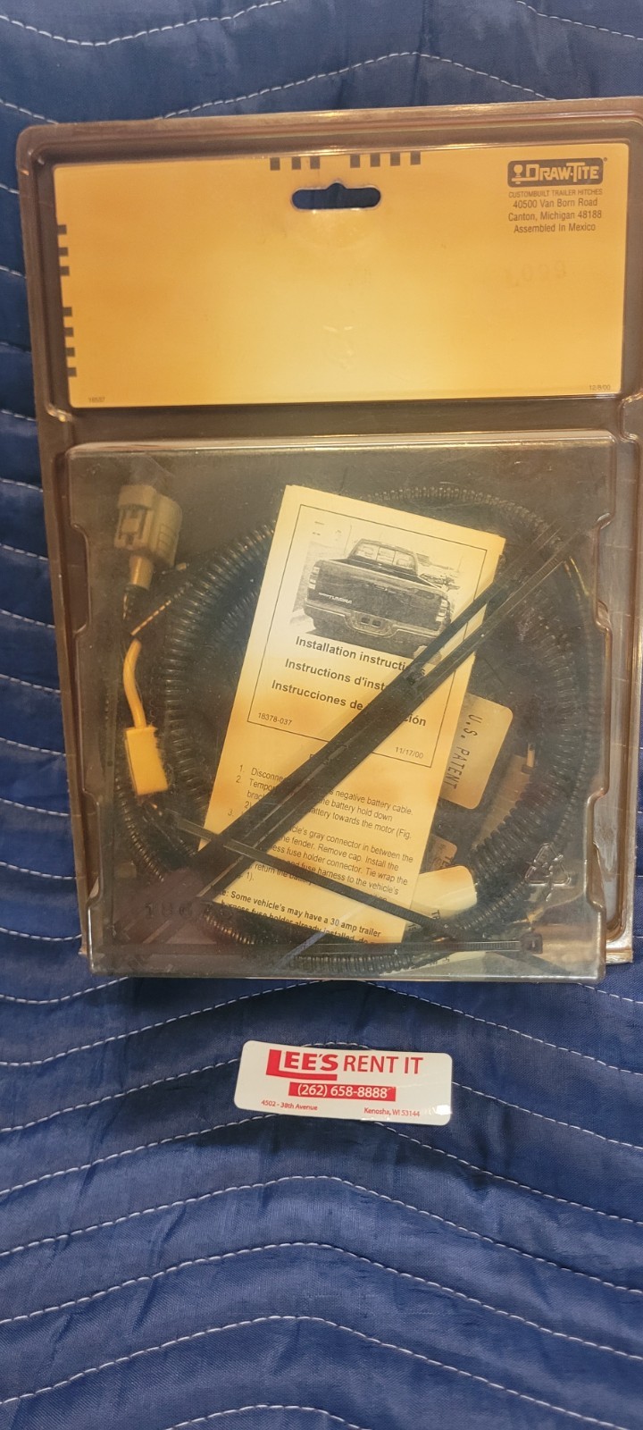 Draw-Tite 118378 T-One T-Connector Harness 4-Way Flat New Old Stock
