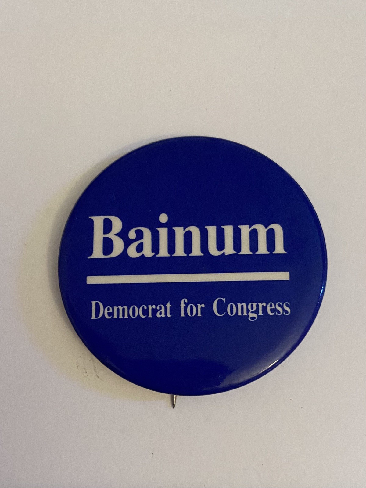 Bainum Democrat For Congress Pin Back Button P159