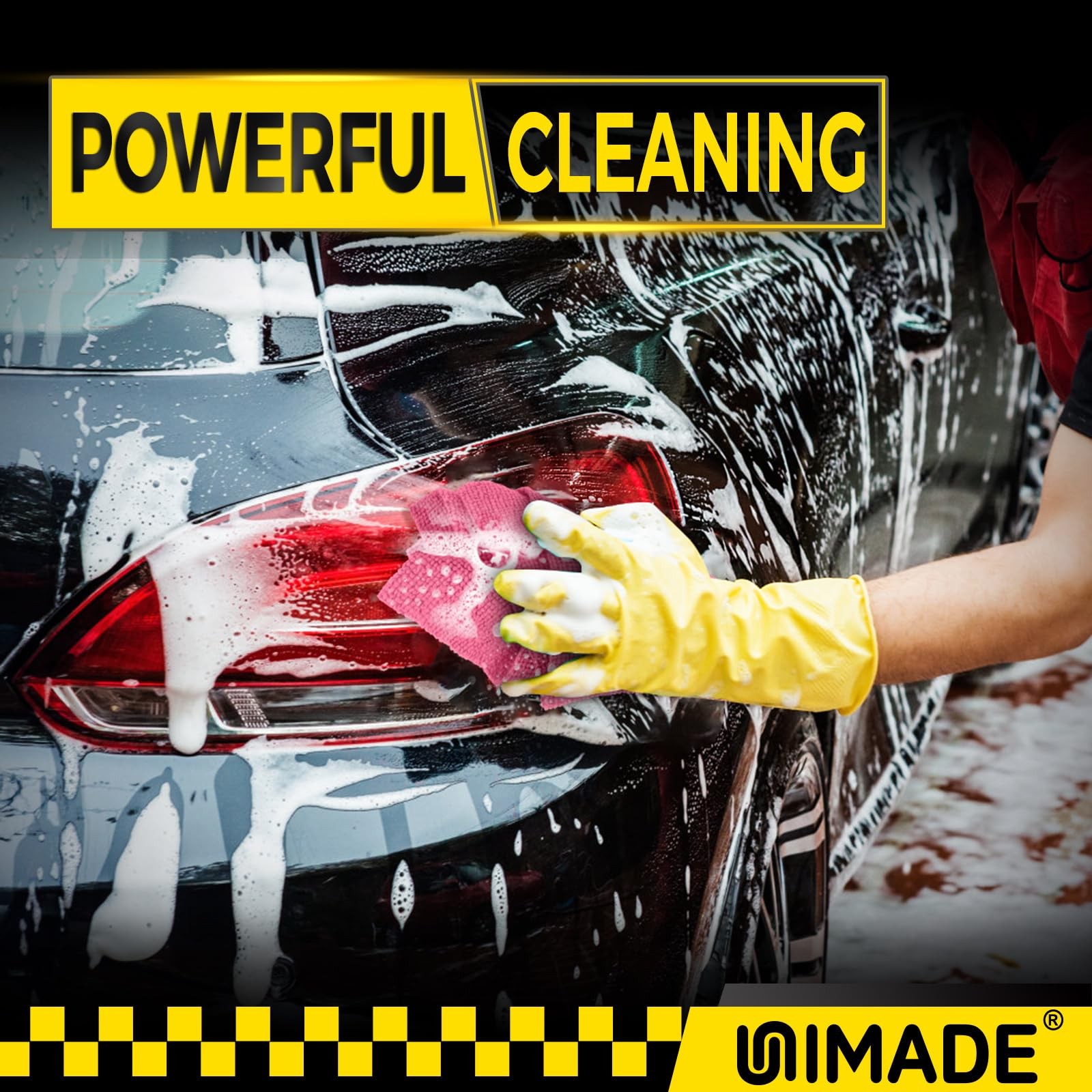 Microfiber Cleaning Cloth, 100PK Commercial Grade Work Rags Microfiber Towels...