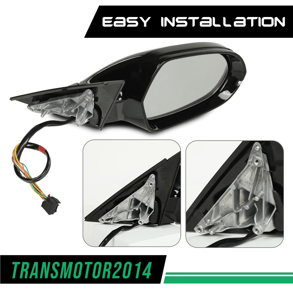 Passenger Side Mirror Signal Power Folding RH Fit For 2012-2018 Audi A6 Memory