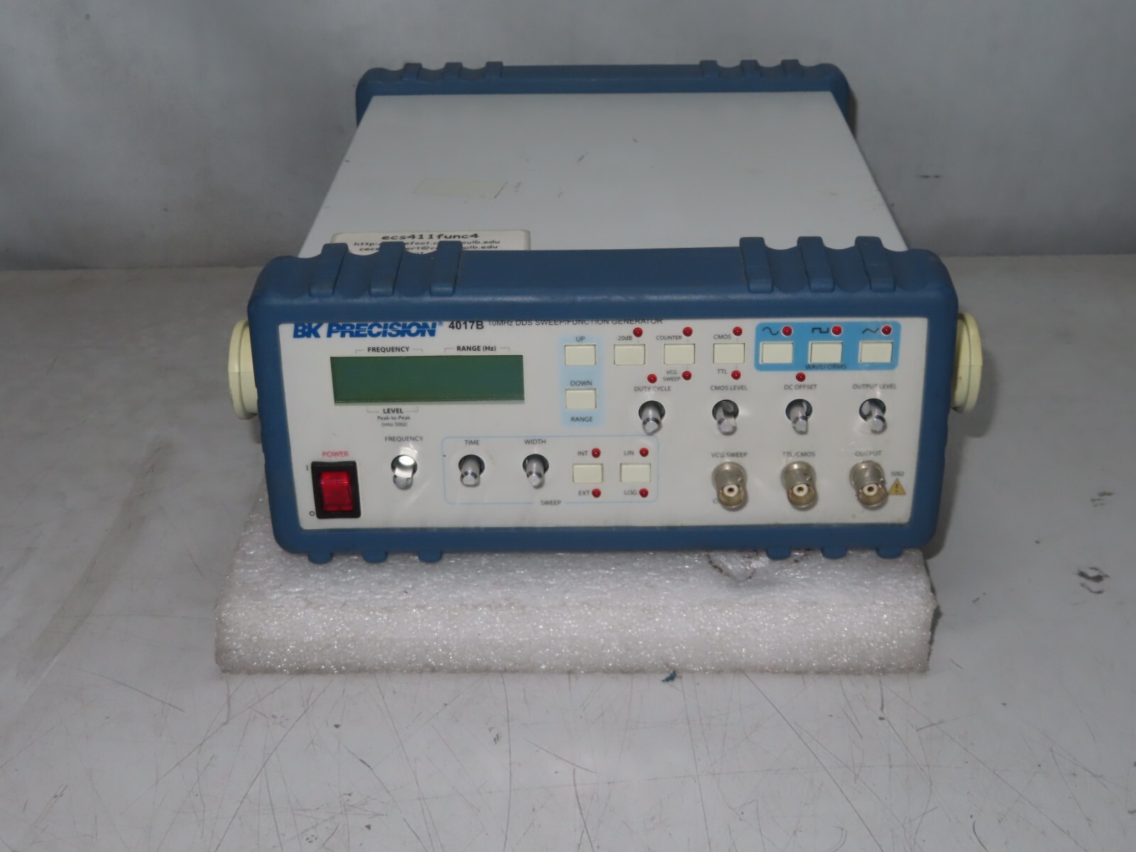 B&K Precision 4017B 10 MHz DDS SWEEP/FUNCTION Generator