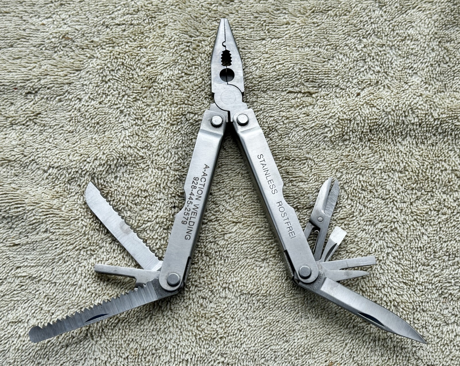 25 FUNCTION CASSELMAN ADVERTISING MULTITOOL - (A- ACTION WELDING) GERMANY