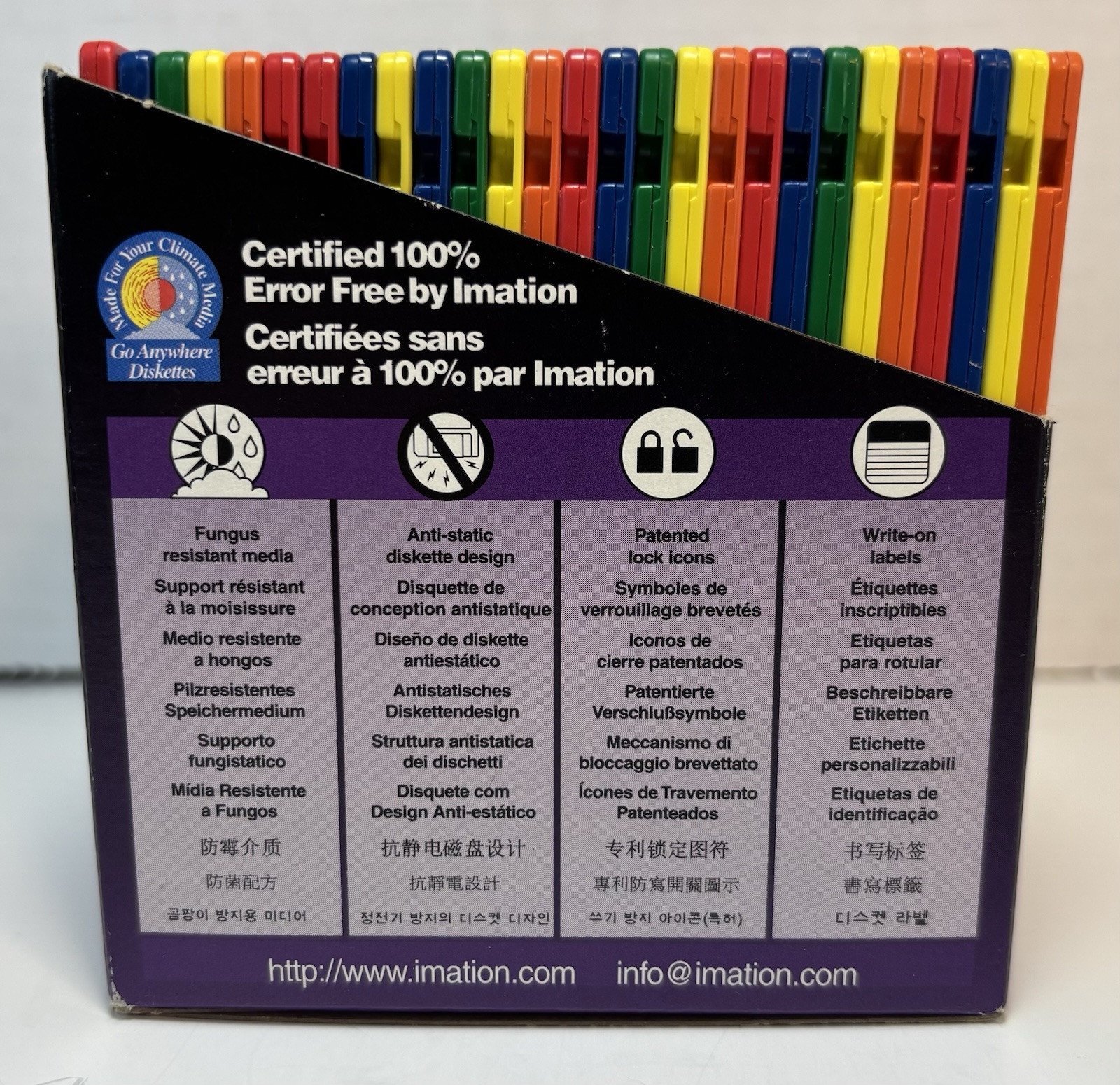 3M Imation 3.5" Floppy Disks Diskettes 27 Pack IBM Formatted 1.44MB
