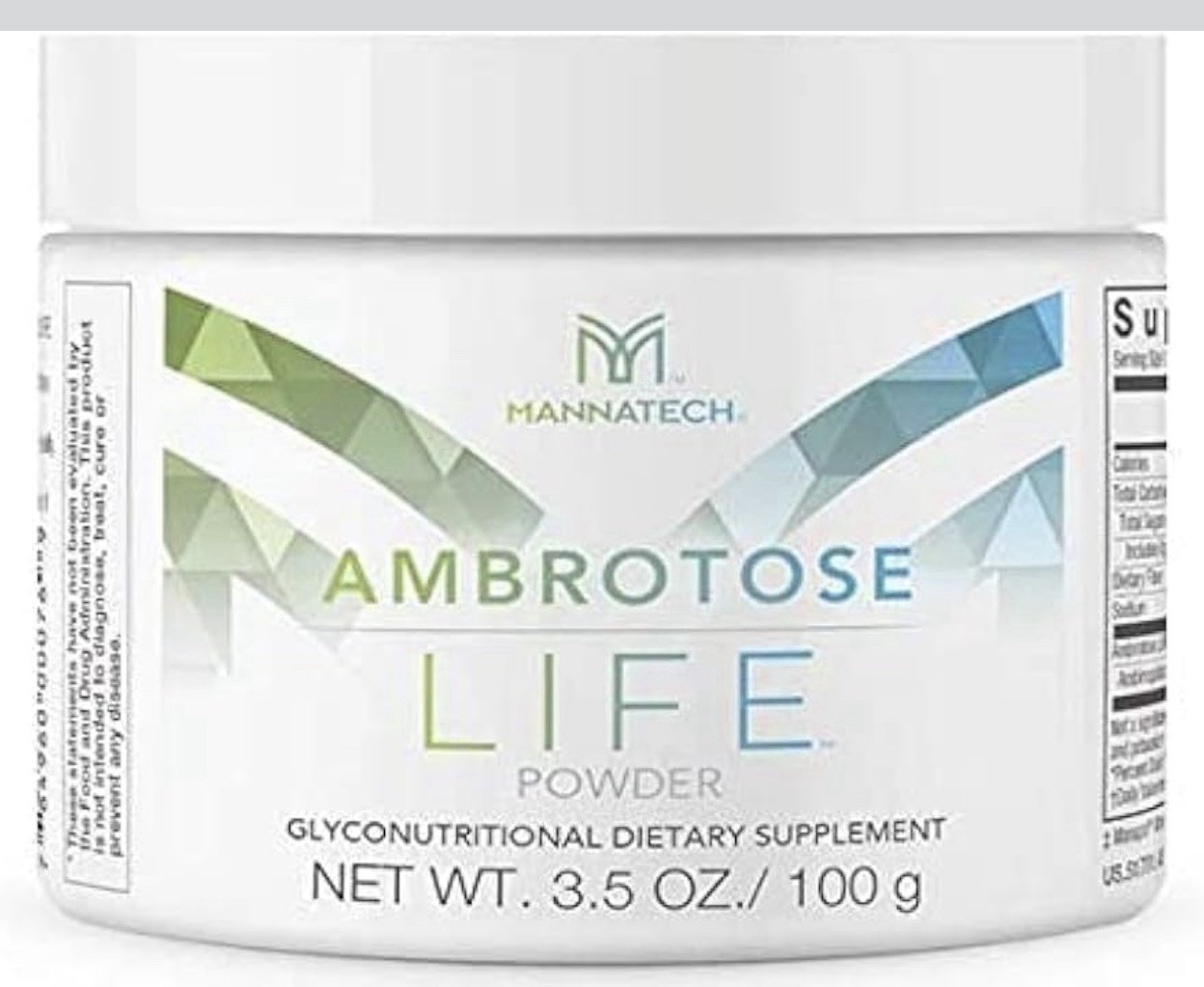 Mannatech Ambrotose LIFE® 100g Canister Pure Glyconutrient Supplement NEW