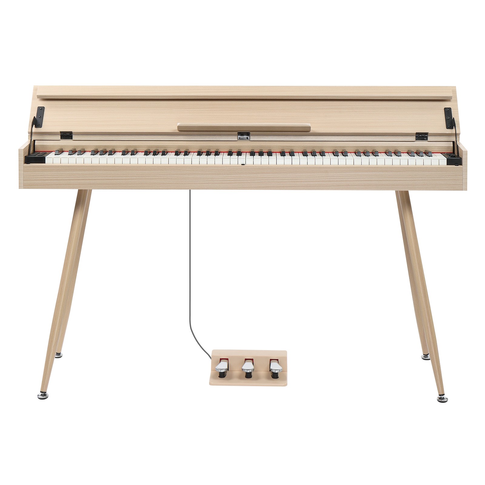 Glarry 88 Key Full Weighted Digital Electric Home Piano for Beginner Audlt