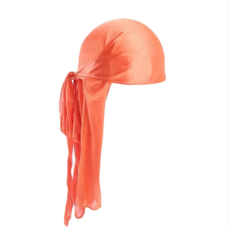 Silky Satin Durag Premium Unisex Bandana Wave Cap Hat Doo Rag Biker Head Wrap