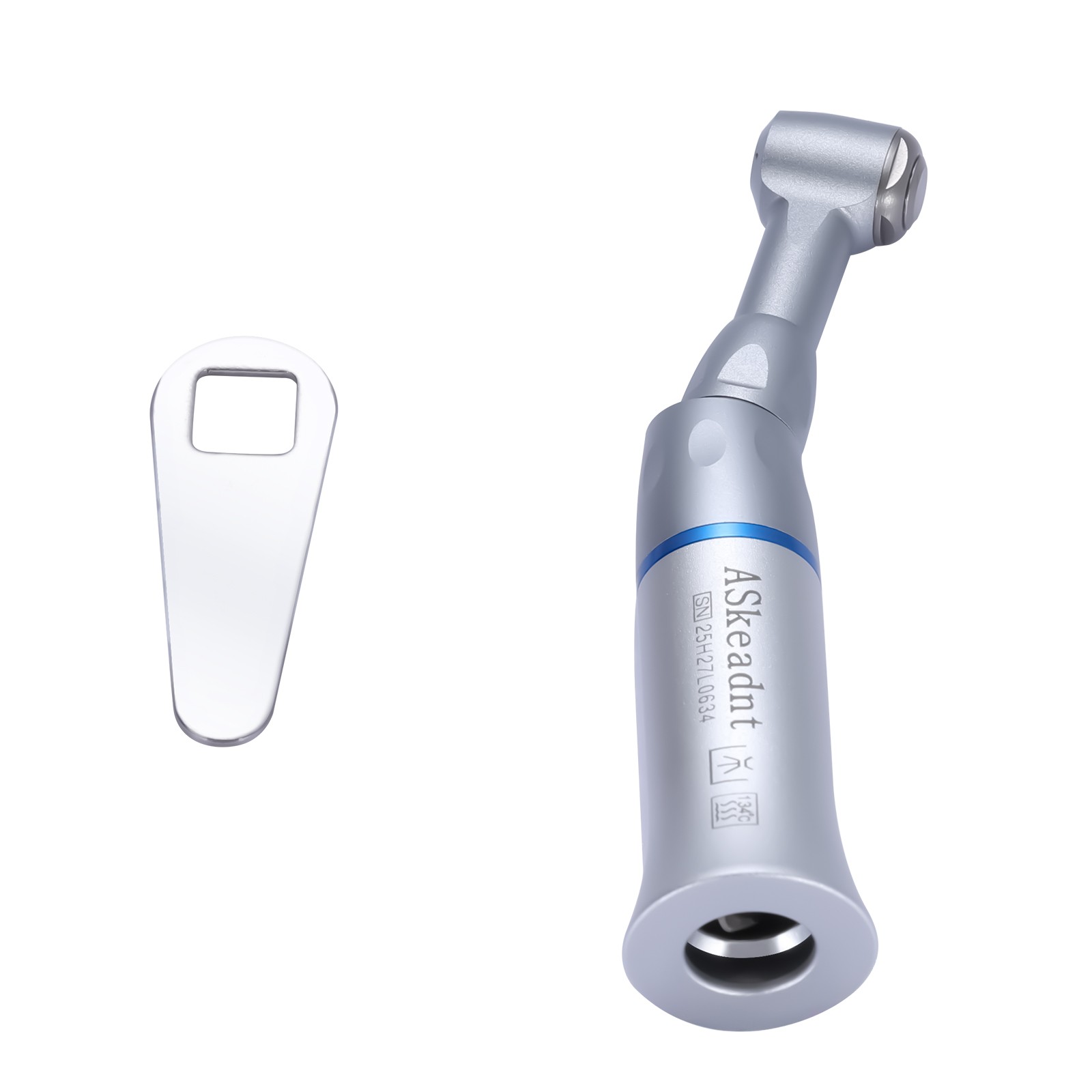 3Pcs Dental 1:1 Low Slow Speed Push Button Contra Angle Handpiece E-type AS