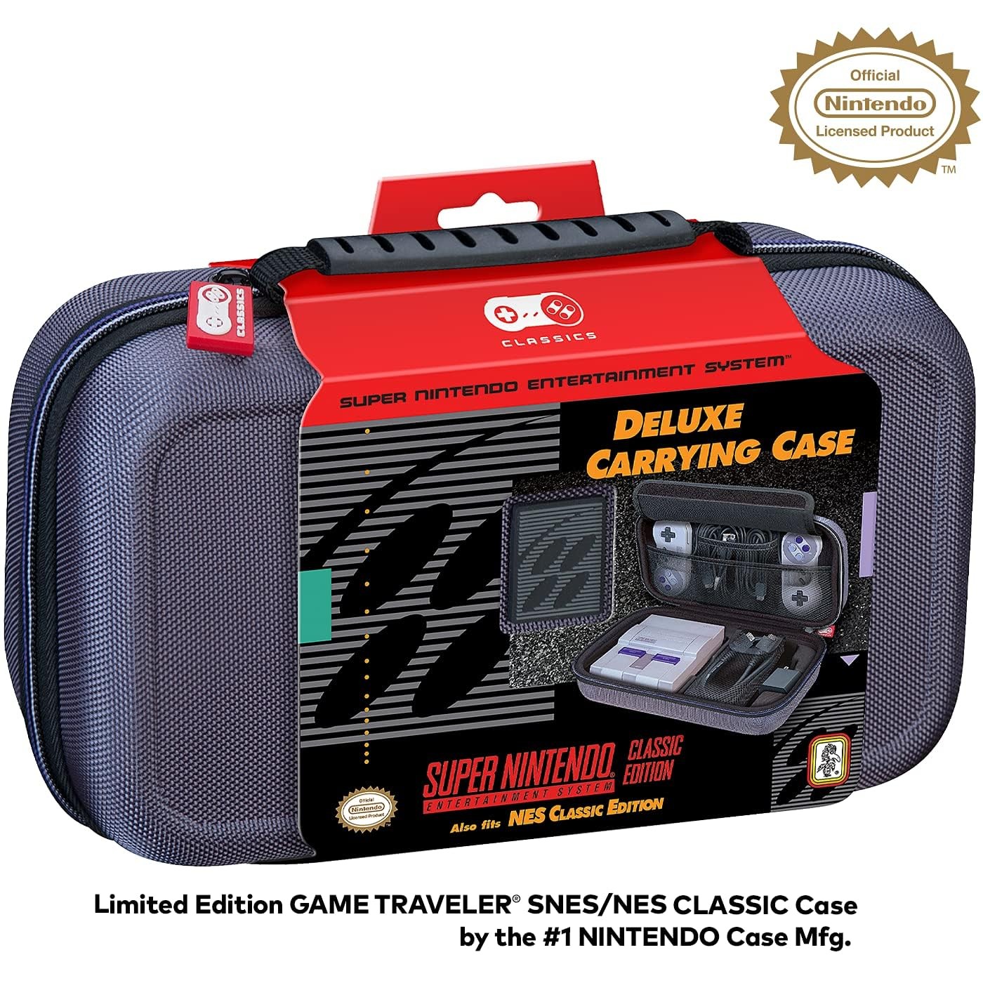 RDS - Officially Licensed Super Nintendo Classic Entertainment System Carrying