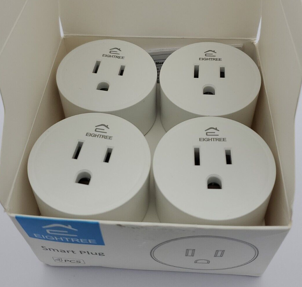 EIGHTREE Amazon Smart Plug Bluetooth Mesh, One Command Alexa Direct Connection