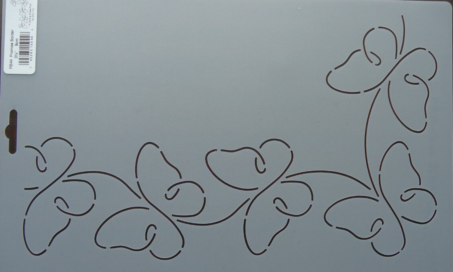 Stencil Quilting Promise Border RB44 3 1/2" 9cm QC butterfly butterflies quilt