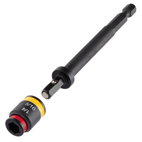 Malco MSHMLC 1/4" & 5/16" Magnetic Hex Driver  Dual-Sided  4" Length