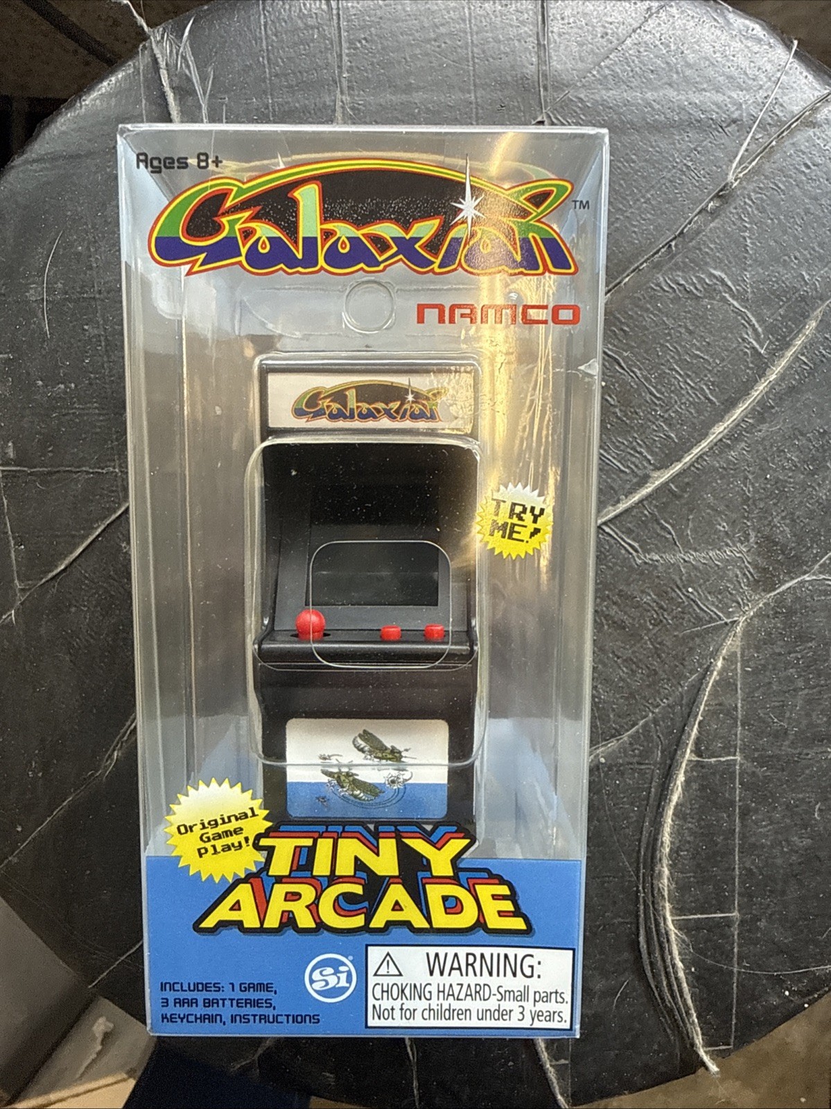 Galaxian Miniature Arcade Game NEW Tiny ARCADE Battery Power palm size 1/18 sc