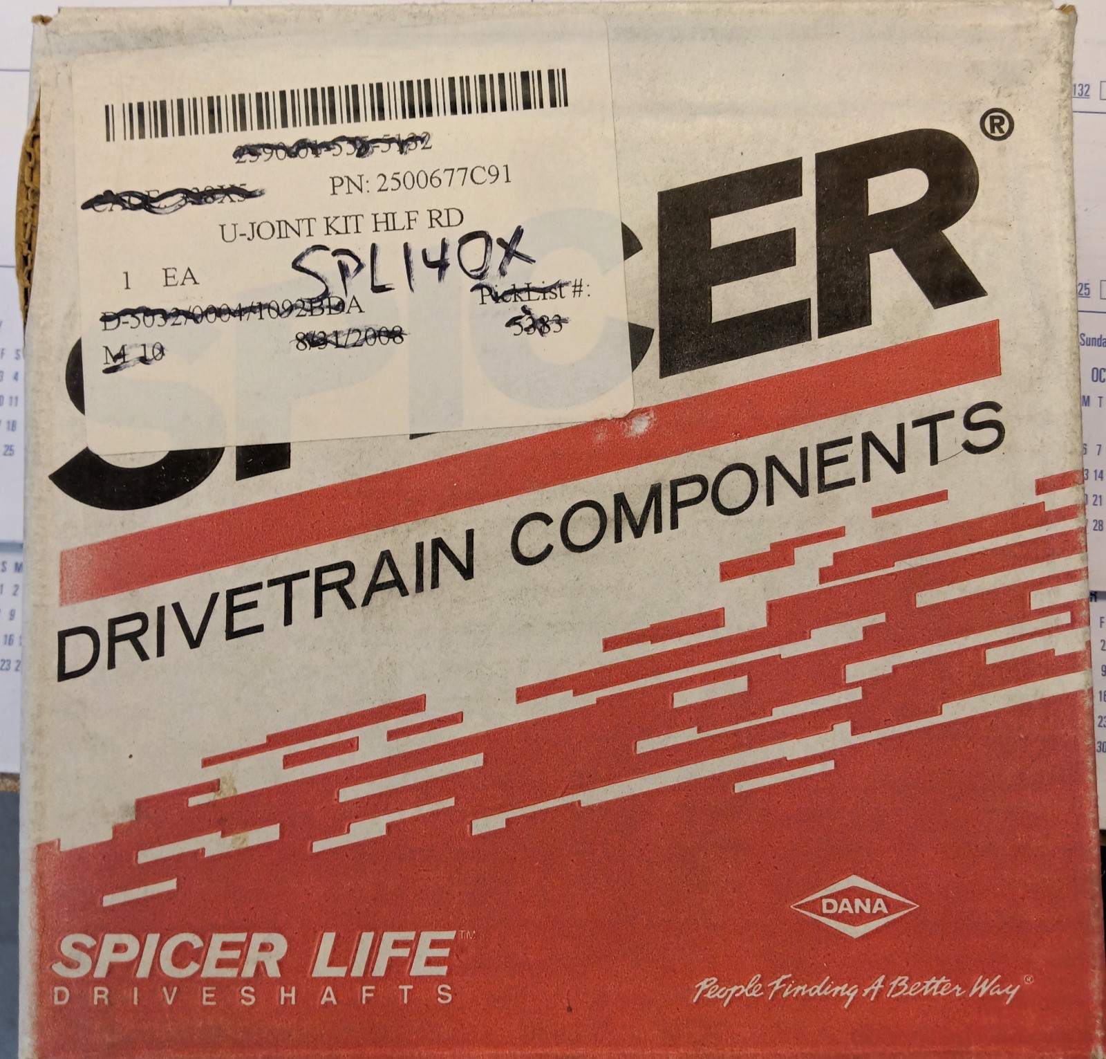 SPICER SPL140X UNIVERSAL JOINT.. GENUINE.