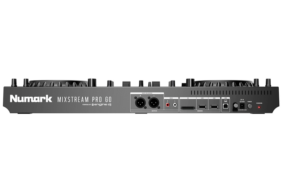 Numark Mixstream Pro Go Battery Powered Streaming DJ Controller + Hard Shell Bag