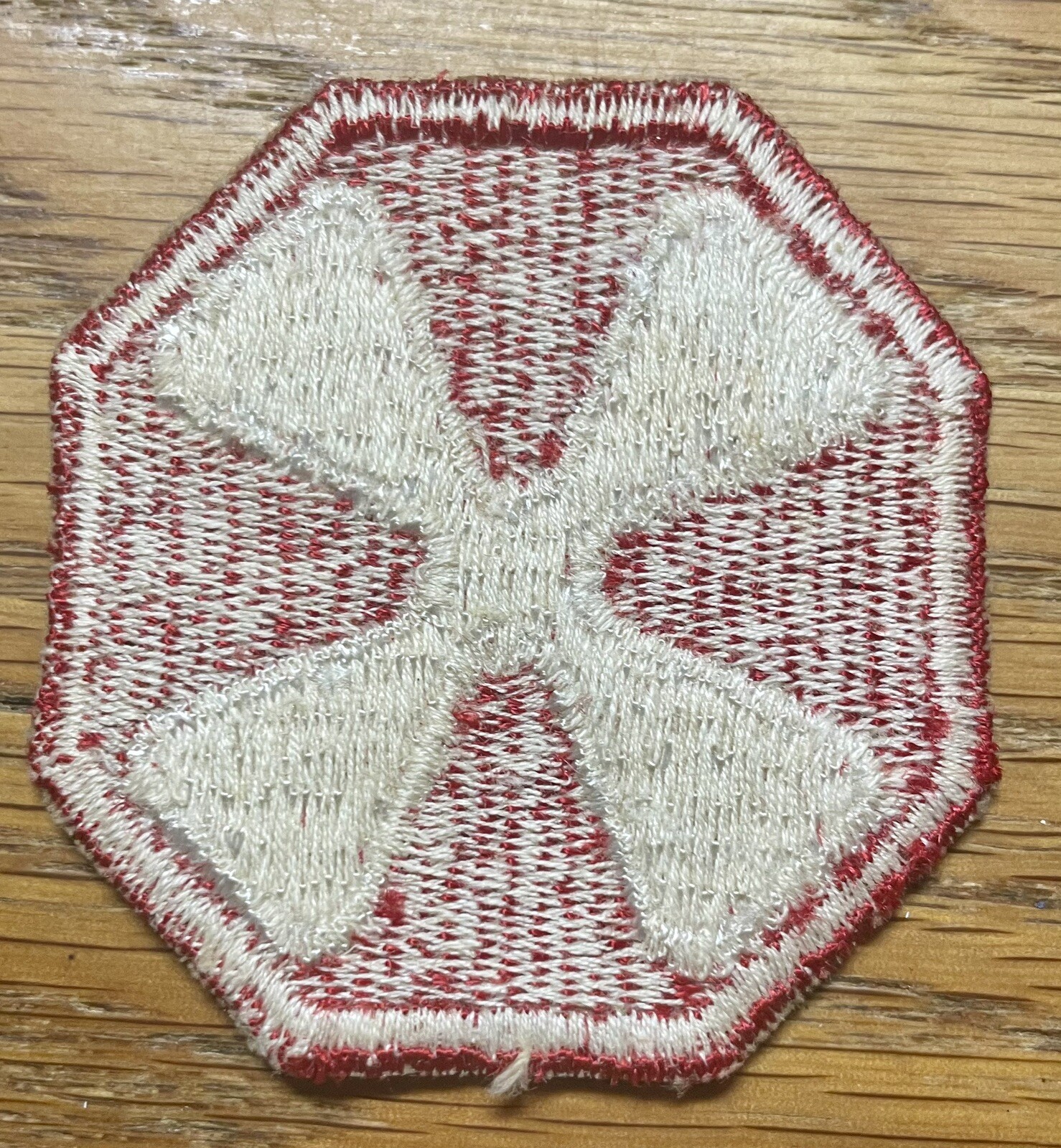 ORIGINAL WWII & 1950’s - US 8th ARMY PATCH - WORN