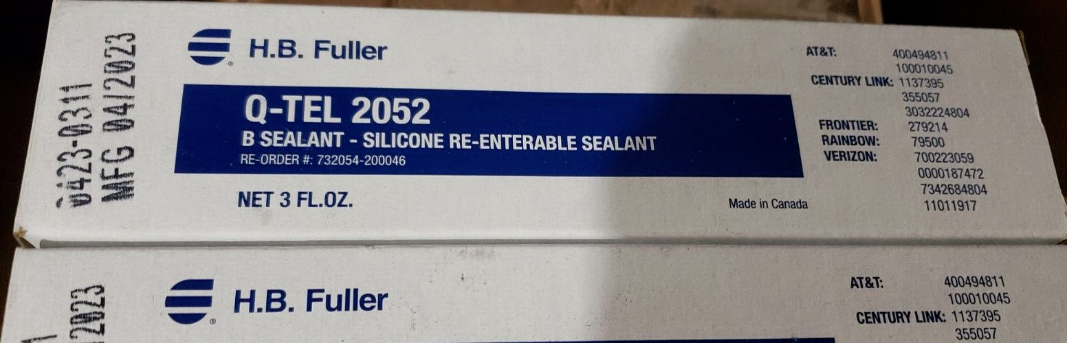 H.B. fuller Q-TEL 2052 B SEALANT Silicone  3FL.OZ