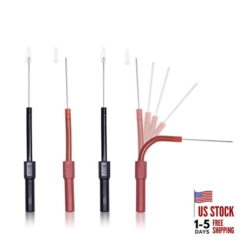 Back Probe Kit, 4 PCS Flexible Back Probes Automotive Diagnostic Test Repair