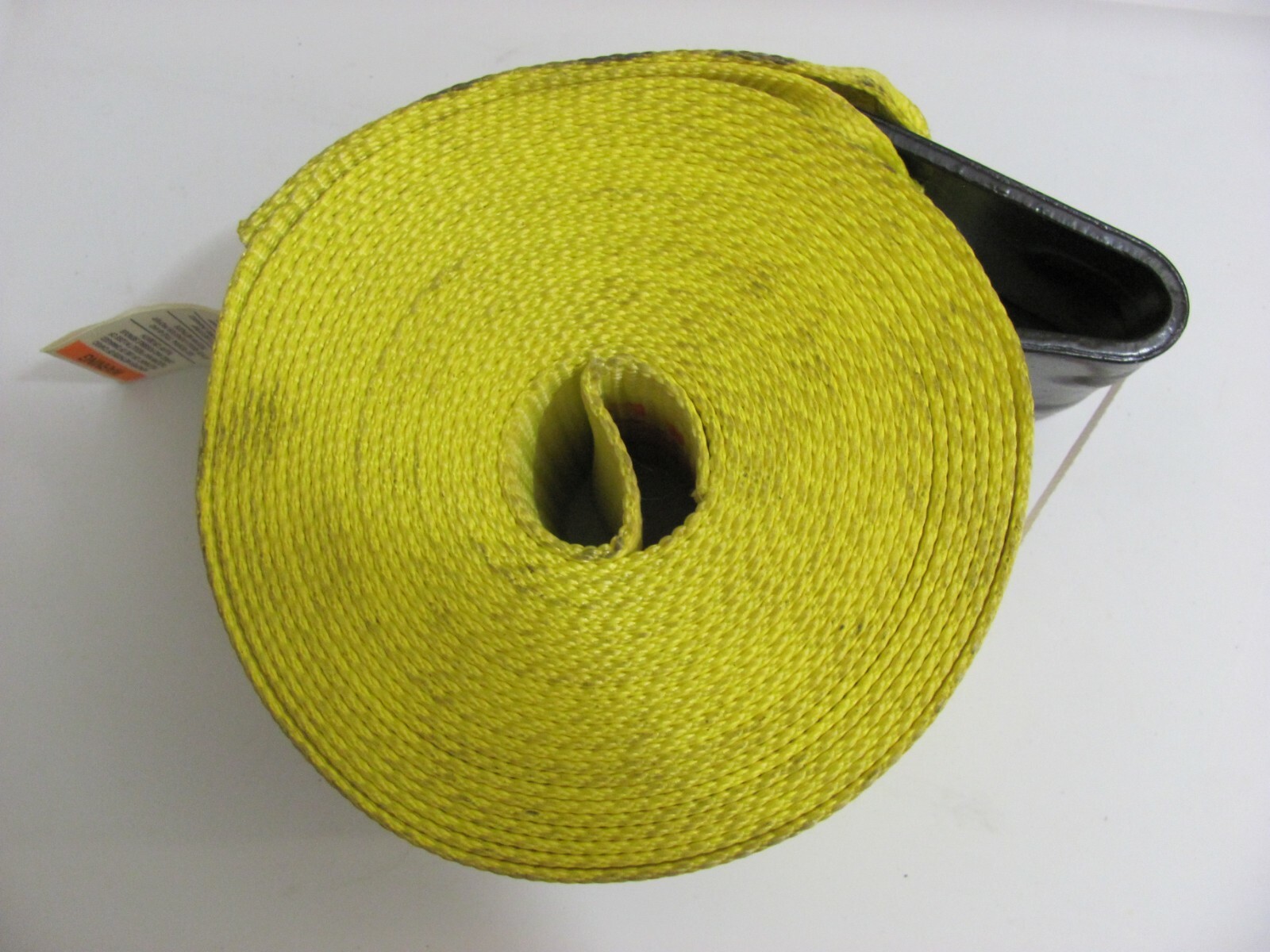 Ancra Flat Hook Winch Strap Yellow 4" x 27 ft. 43795-10-27