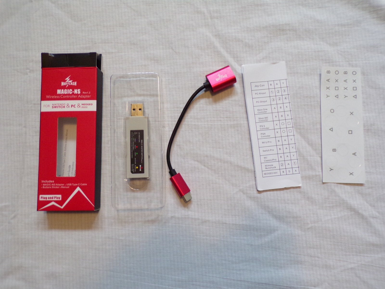 Mayflash Magic NS Nintendo Switch & PC & Neo Geo Mini