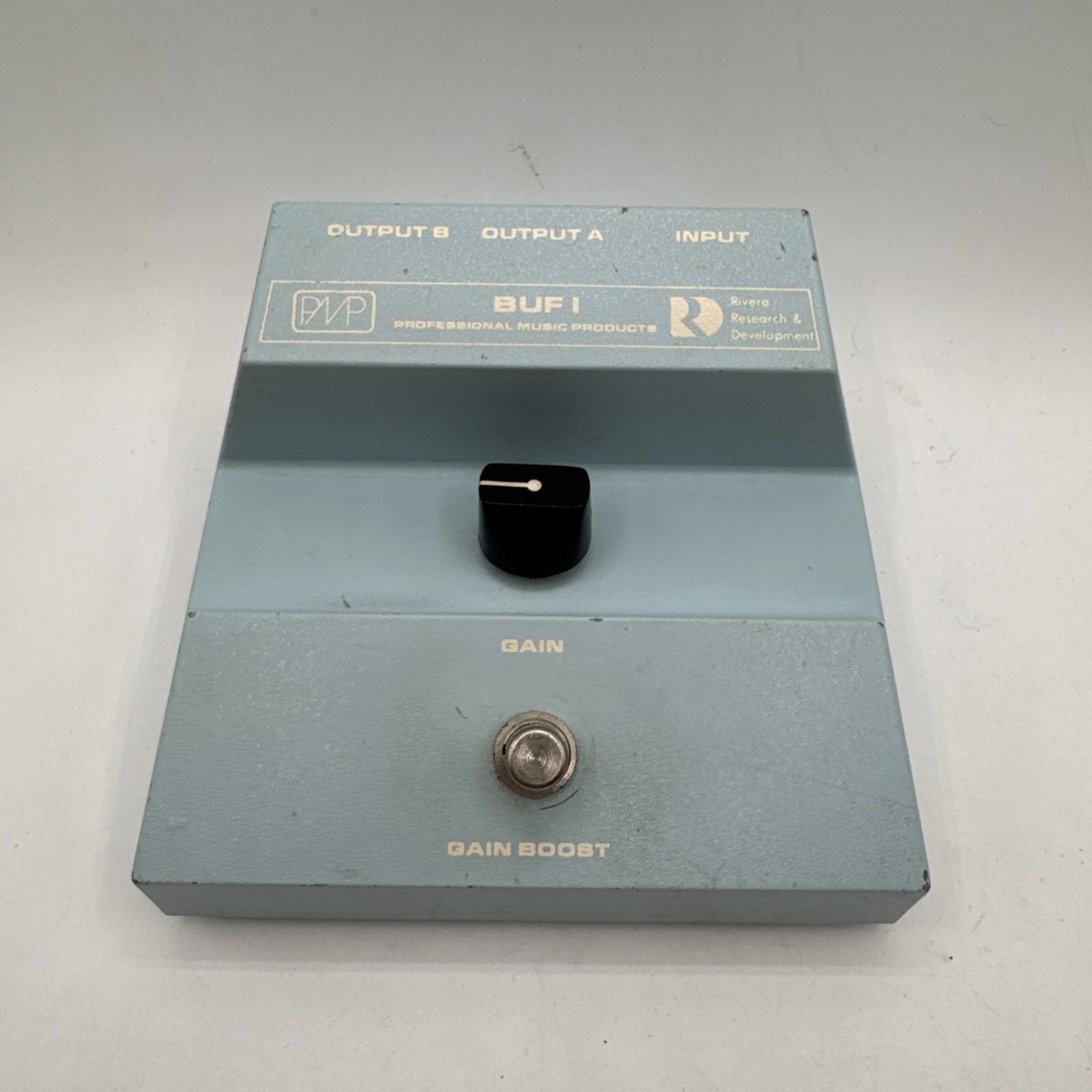 1970s PMP Paul Rivera BUF I Original Gain Boost Very Rare Tested 100% Working